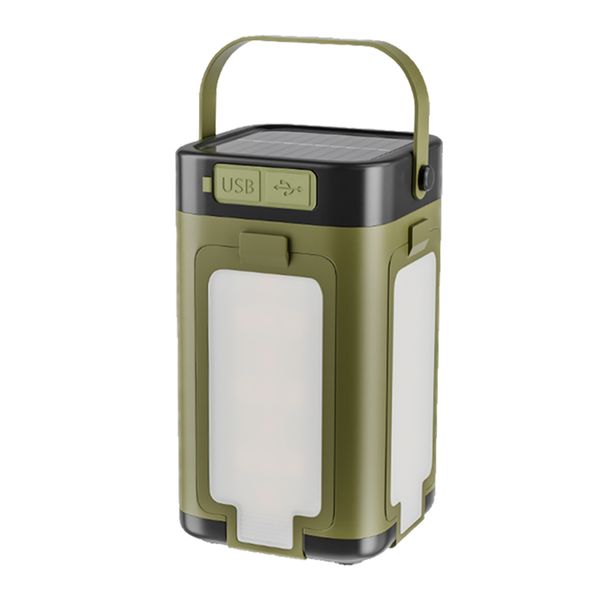 Solar Camping Light Foldable Camping Lantern 2000mah Power Bank