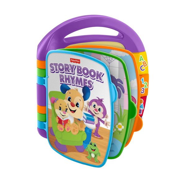 Fisher-Price Laugh &amp; Learn Storybook Rhymes Learning Toy with Lights and Music