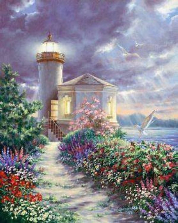 Premium 14CT Cross Stitch DIY Kit_ 40cm x 50cm Chapel PRCS0004 Buy