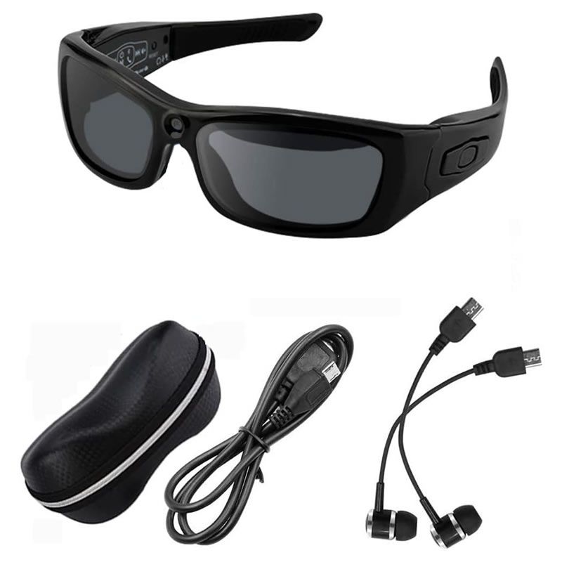 Sports Full HD 1080P DVR Sunglasses with a Camera QSC6000 Shop Today
