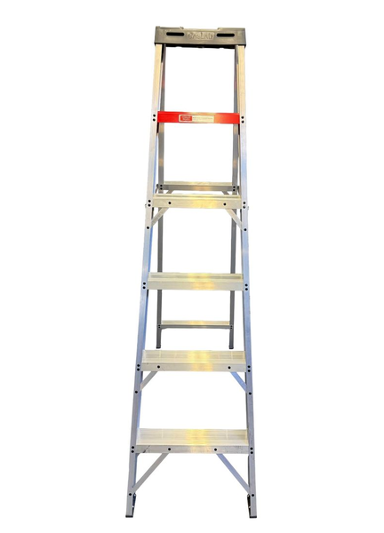 Aluminium A-Frame Step Ladder - 1.8 m - 6 Steps - Silver