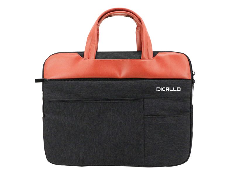 DICALLO Laptop Carry Bag - Black &amp; Orange