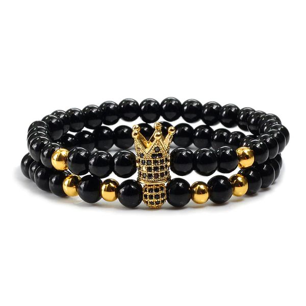 Luxury Couple Crown Bracelet by J Factor