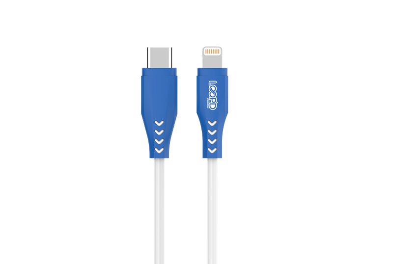 LOOP'D Lightning to USB-C Charge &amp; Sync Cable 1.2m
