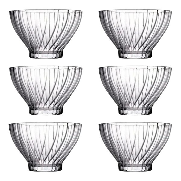 Bowl 6 Piece 290ml Bouquet Glass