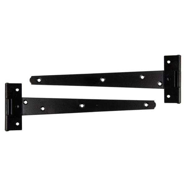 Bulk Pack 10 x Kaufmann Tee Hinge Black Japan Ld 250MM Pair