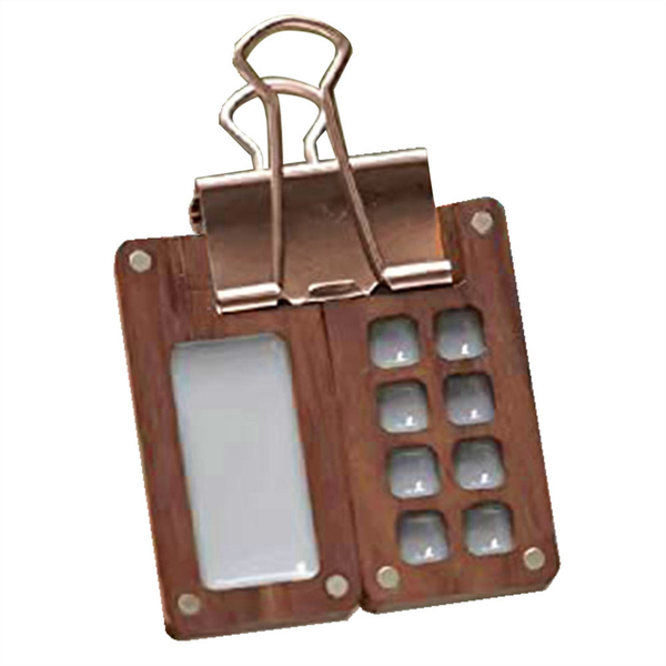 8 Grid Portable Sketchbook Palette Wooden Colour Palette Box