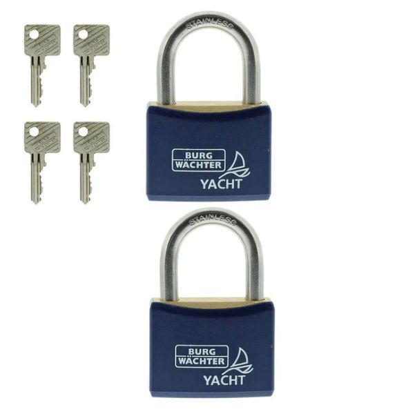 Burg-Wachter Keyed-Alike 460ni40sbduo Padlock