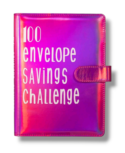A5 Holographic 100 Day Savings Challenge - Pink
