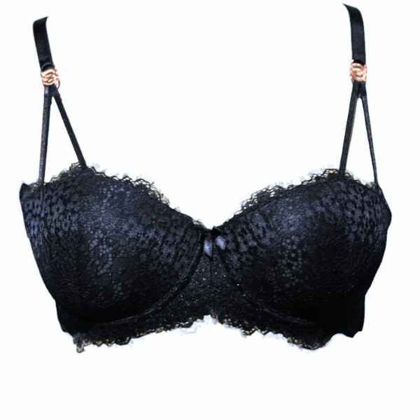 Women's Underwear Padded Lace Bra Seamless Underwired