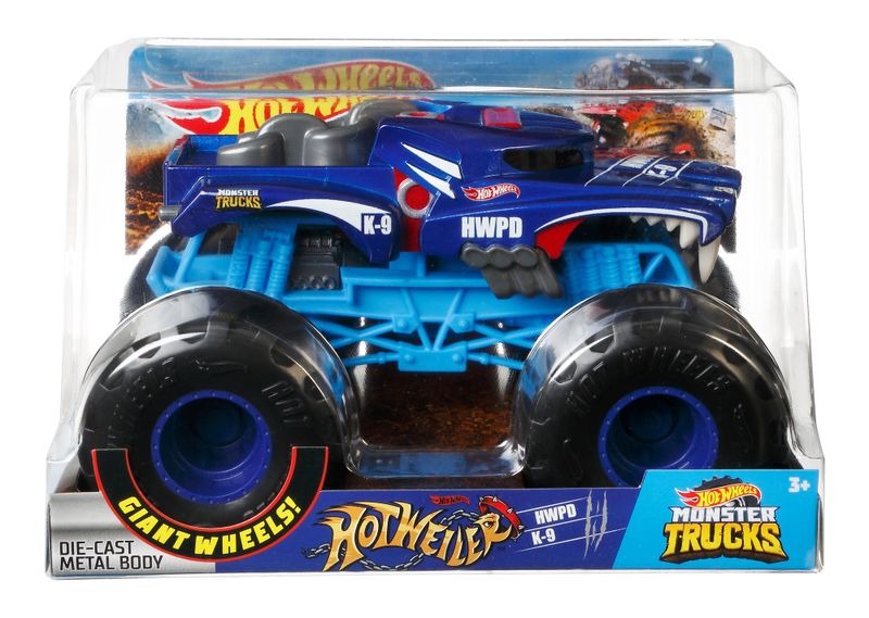Hot Wheels Monster Trucks 1:24 Scale - Hot Wheiler HWPD K-9