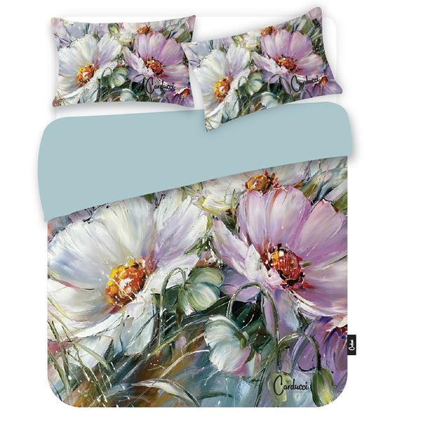 Carducci Velvet Embellished Duvet Cover Set - Winter