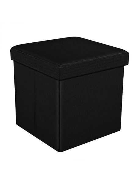 Ottoman - Storage Single - Black