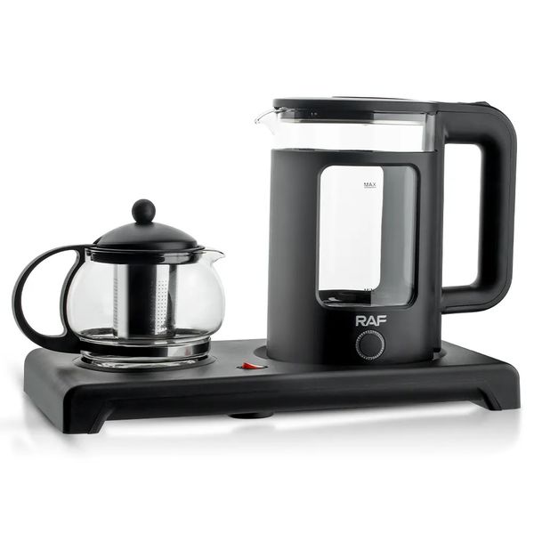 RAF Glass 2L Electric Kettle Set