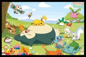 Pokemon Poster - Blooming Picnic