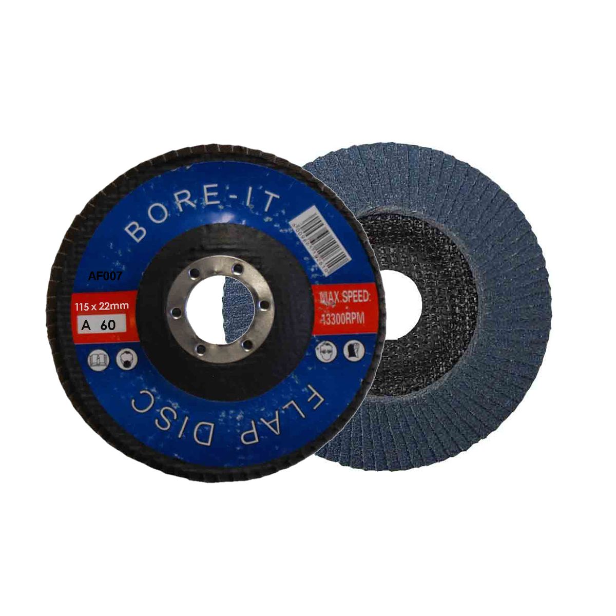 BoreIt Flap Disc Professional 115mm 60 Grit 8 Pack Shop