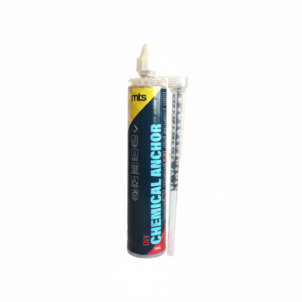 MTS 300ml DIY Chemical Anchor with 2 Nozzles for Concrete &amp; Masonry