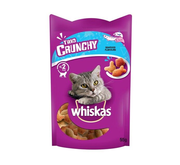 Whiskas Chunce Treat Doy Seafood Flav (1 x 55gr) Buy Online in South