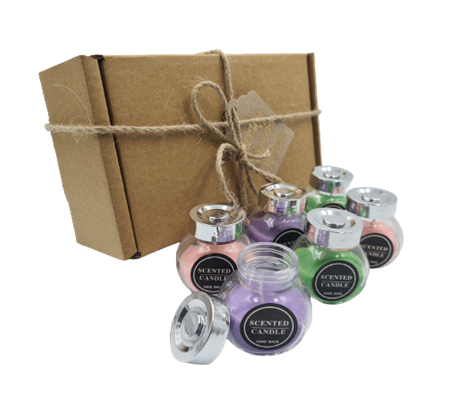 Scented Candle Giftbox Mix Colours