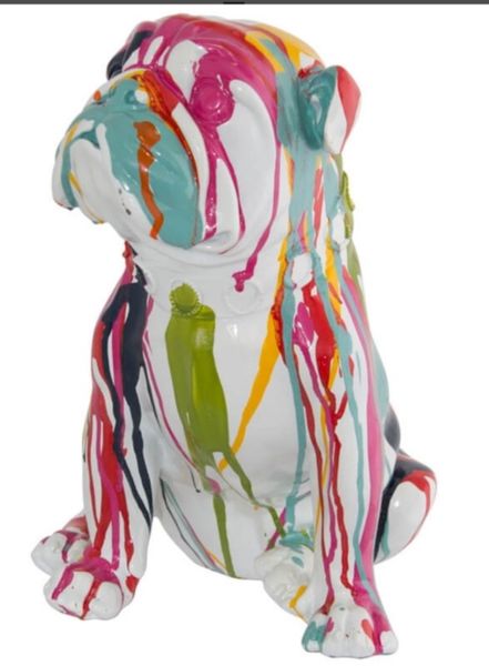 Polystone Playful Bulldog Ornament