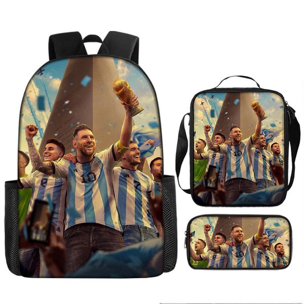 Lunch Box &amp; Pencil Case Messi image