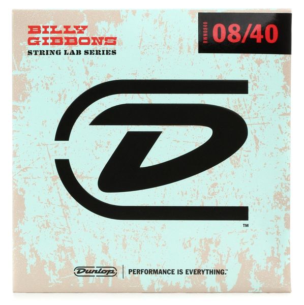 Dunlop Billy Gibbons 08/40 Custom Guitar Strings