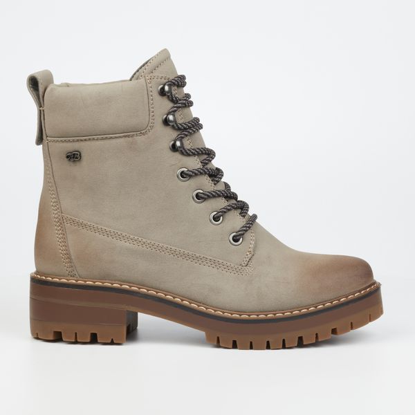 Women's Grey Round Toe Tpr Sole Boots image