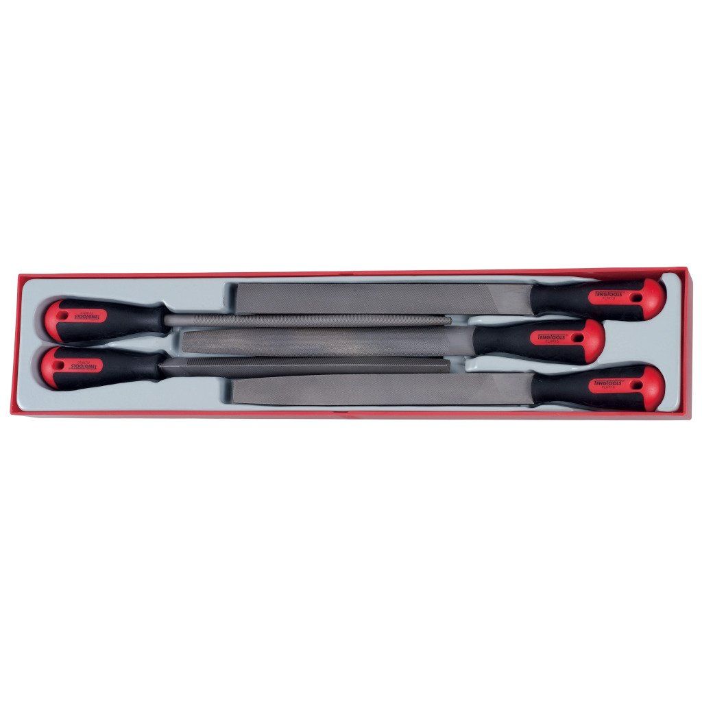 Teng Tools - 10" Hand File Set, 5 Piece - TTXF05