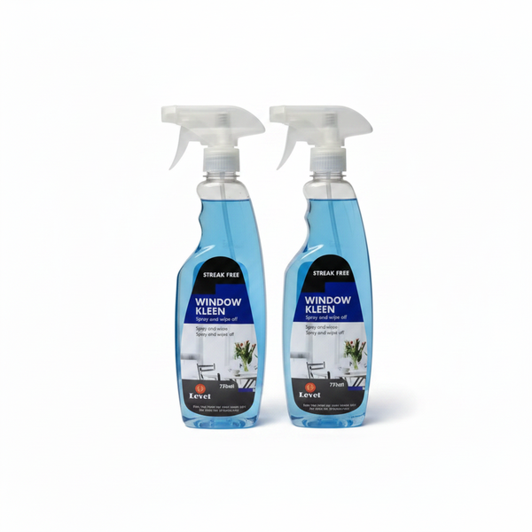 Revet Glass and Window Cleaner 750ml - Streak Free Shine - 2 Pack