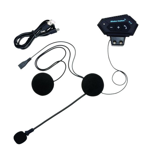 Wireless And Noise Reducing Headset Earphones For Motorcycle Helmet