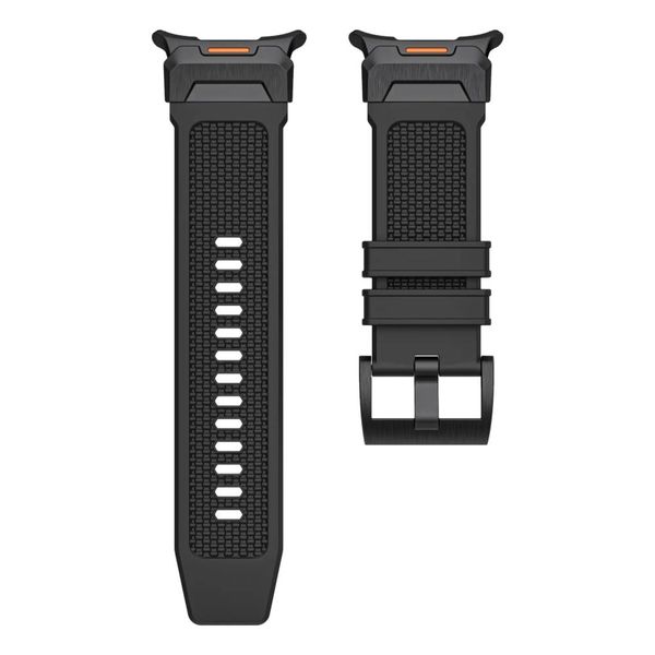 Luxury Rugged Band Compatible with Samsung Galaxy Watch Ultra 47mm - Black