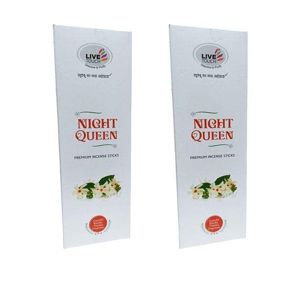 Live Touch Night Queen Incense Sticks Pack of 2 x 90g
