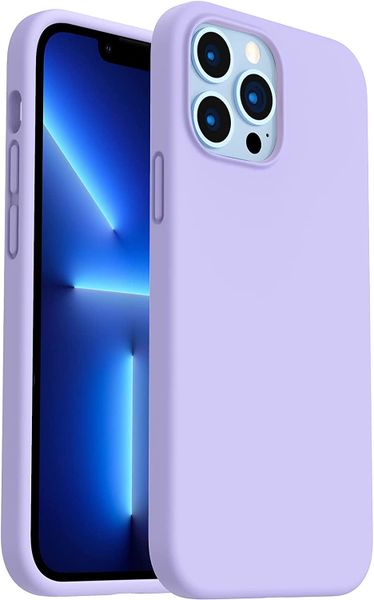 Purple Silicone cover for iPhone