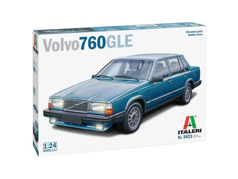 Italeri 1/24 Volvo 760 GLE Car Plastic Model Kit