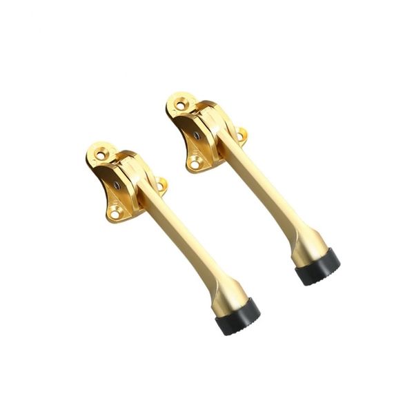 2 Pack Kick Down Door Stop Zinc Alloy Door Stay Holder Adjustable Height