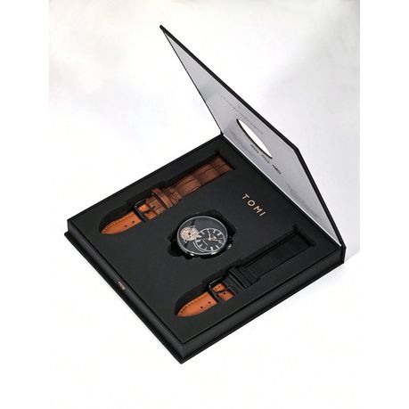 TOMI - Dual Display Mens' Watch - Black | Shop Today. Get it