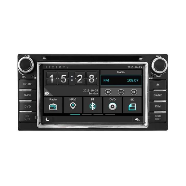 Toyota Hilux GPS Black Face Radio