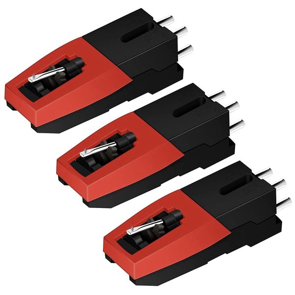 3Pcs Gramophone Record With Lp Vinyl Needle For Phonograph Stylus