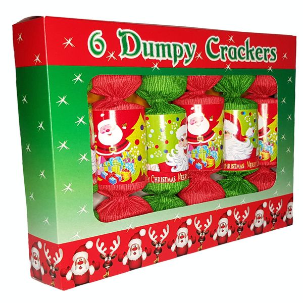 6x Dumpy Christmas Crackers