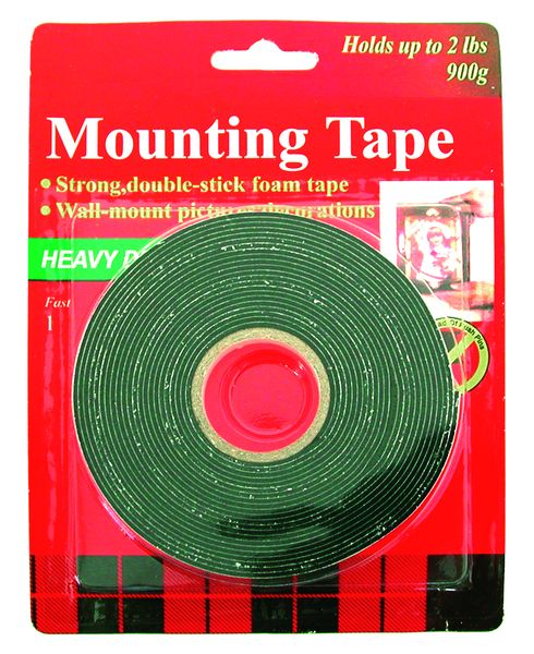 Double-Sided Foam Mounting Tape - 1.2mm x 12mm x 5 Meter Roll
