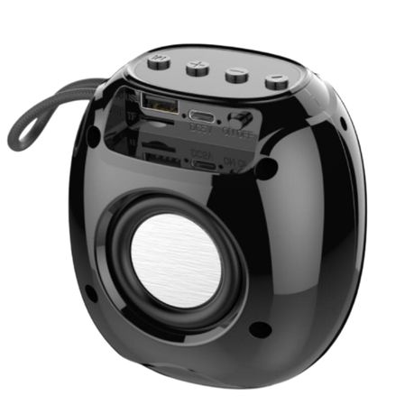 Bluetooth Speaker with HD Sound, Wireless Portable Travel Speaker - Black Image