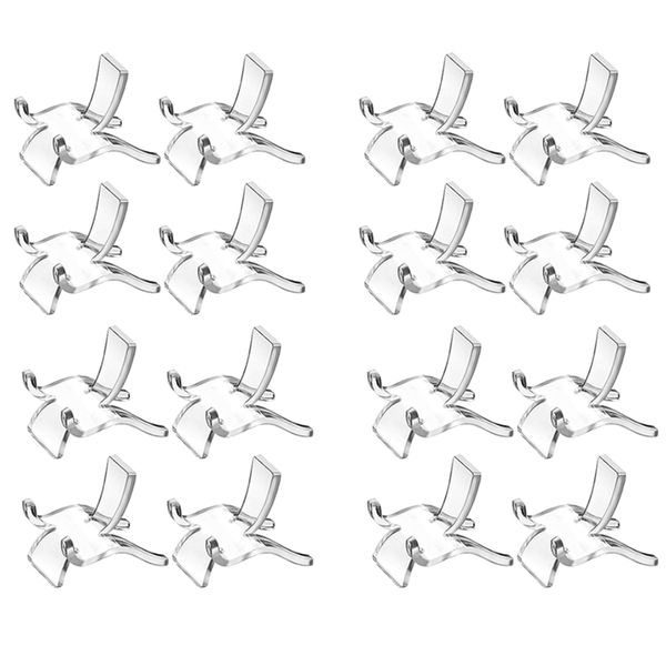 20 Pcs Acrylic Display Small Collectibles Display Stands S