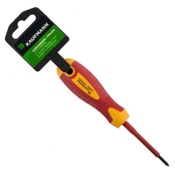 Kaufmann ScrewDriver Insulated Phillips Ph0 X 60mm