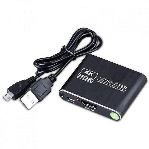 1x2 Hdmi Splitter - 3d / 1080p / 4k Black