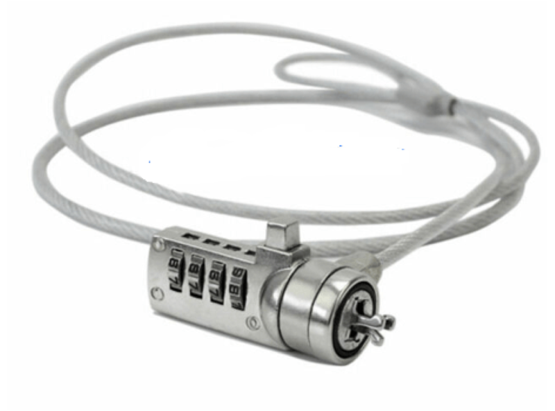 4 Digit Computer Lock Anti-theft Chain Securitword For PC