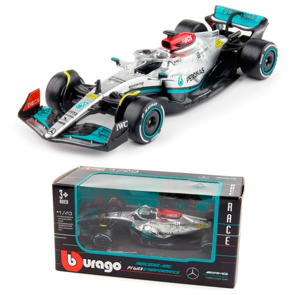 Bburago-1/43 MERCEDES AMG F1 W13 2022-Hamilton