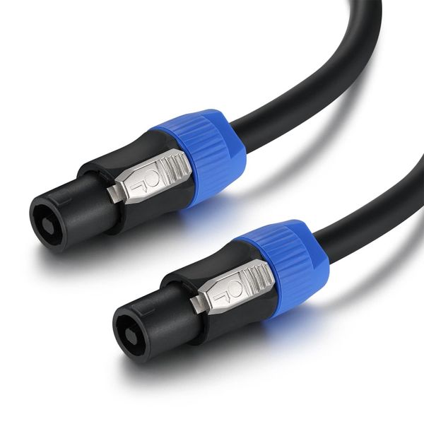 K3S225SS1000 Speaker Cable 2x2.5mm Sq Speakon -Speakon 4 Pole 10M