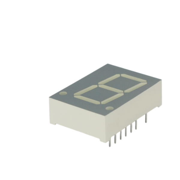 SA08-12EWA 1-Digit 7-Segment LED Display 20.32mm Red-Orange