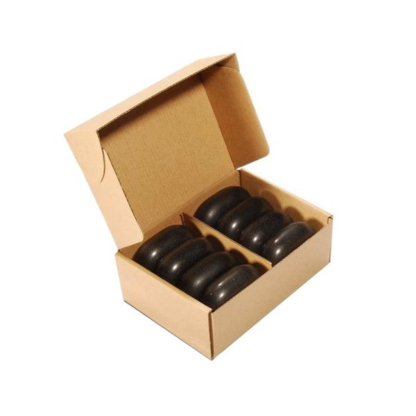 Medium Ovular Basalt Stone 12 Pack