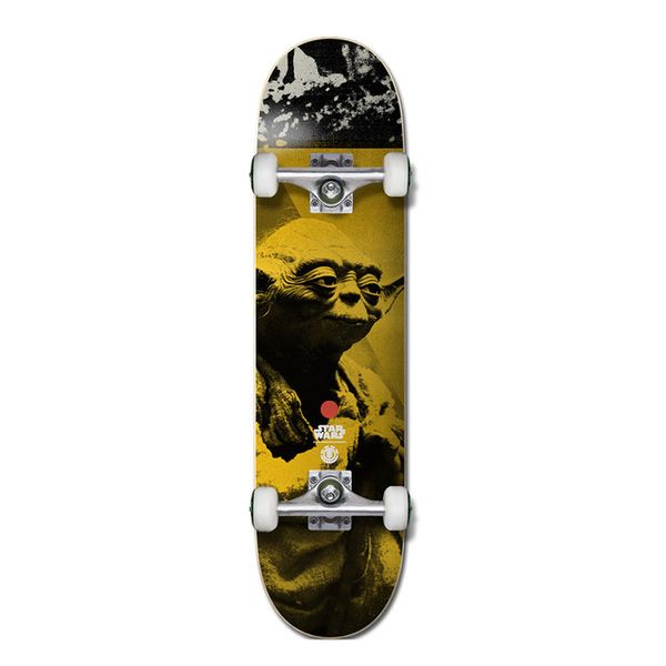 Element - Star Wars Yoda 8" x 31.75" Complete Skateboard - Yellow Street